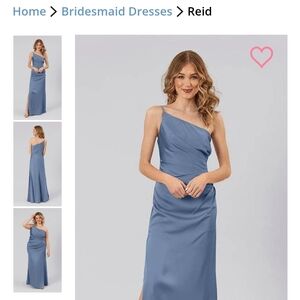 Kennedy Blue Bridesmaids Dress -Reid - One-Shoulder Light Blue Dress